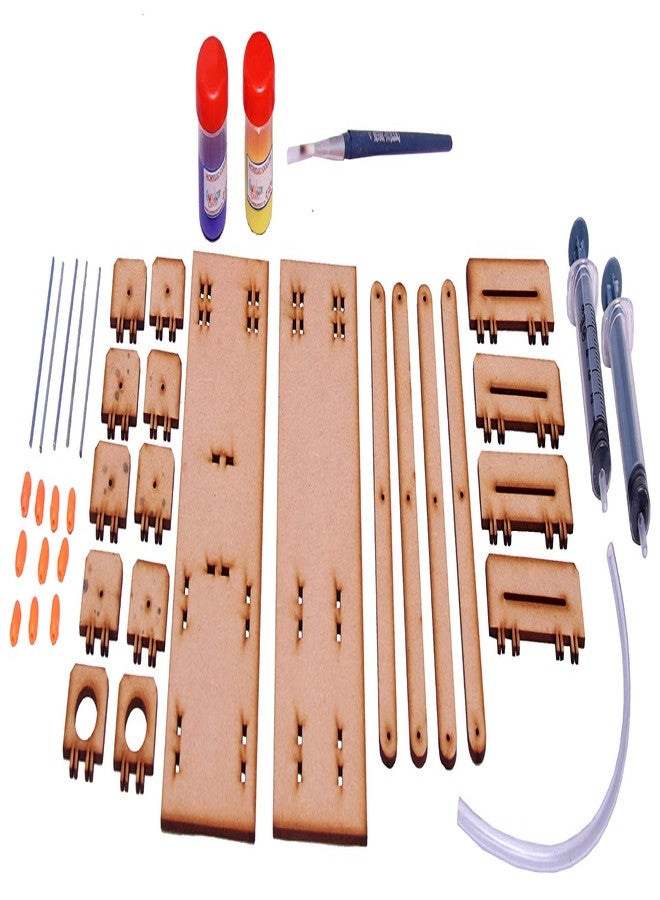 THE CURIOUS BRAIN® Hydraulic/Pneumatic Scissor Lift Working Model- DIY KIT for Girls & Boys- Science FAIR School Model- STEM Learning- Mechanics Working Educational Toy - LAB Model - Image 5